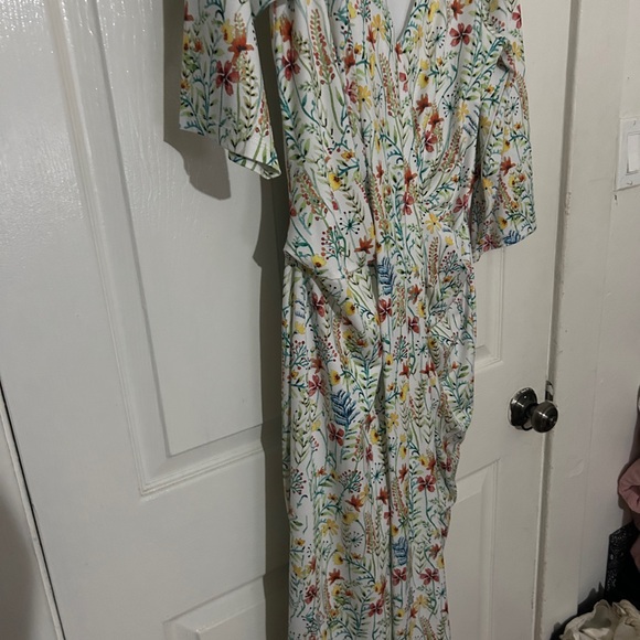 jason wu x eloquii - front drape front sheath - sz 14 - Picture 6 of 7